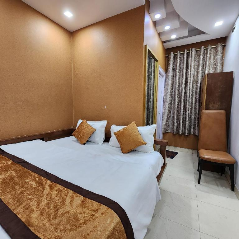 a double bed room with t.v at hotel royal afghan in daryaganj hotel_Image