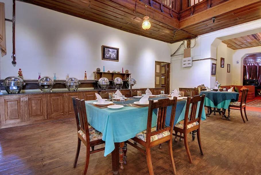 dining room at at hotel chevron fairhavens in nainital hotel_Image
